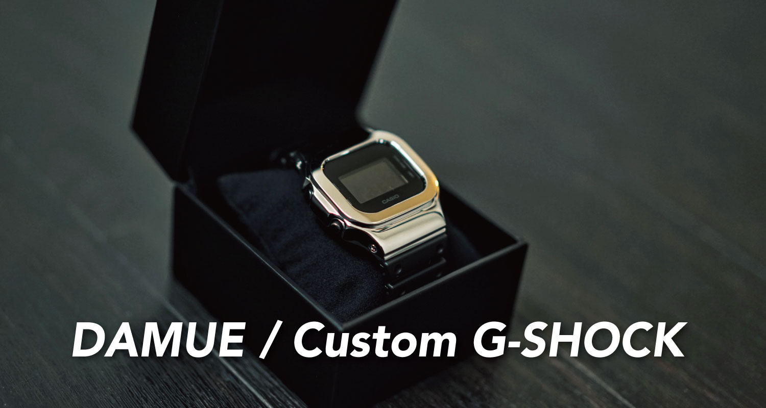Damue Custom G-SHOCK 5000 Silver